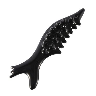 Visvormige keramische Guasha massager OEM/ODM Geaccepteerd voor gezicht Ogen Nek Spier ontspanning en rimpelvermindering