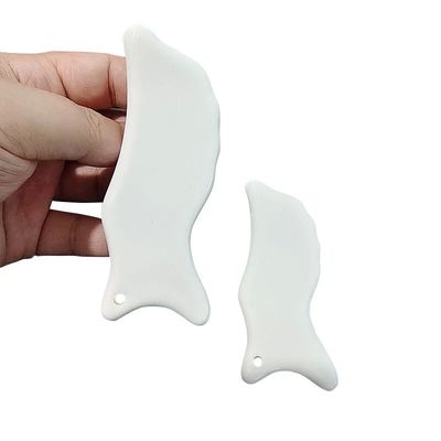 110 * 50mm keramische Guasha-tool voor lichaamsverzorging Gezichtsmassagebord om hoofd-hals-rugpijn en meer te verminderen