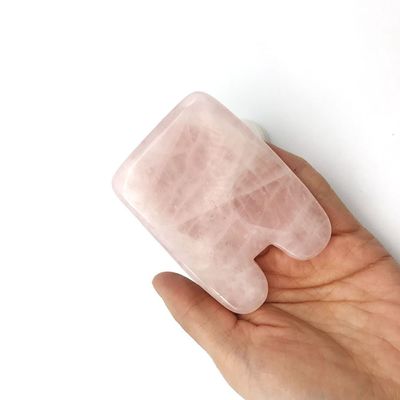 Visvorm Rozenkwartskristalpoeder Guasha Gezicht Gua Sha Gereedschappen voor natuurlijke Jade Gezondheidszorg Cervicale massage Pijnverlichting