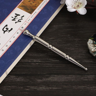 Gepersonaliseerd logo beschikbaard roestvrij staal massage hand acupunctuur pen voor het hele lichaam reflexologie gereedschappen acupressurepen