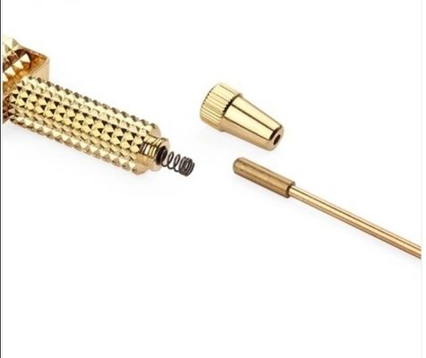 Lichaamsmassageapparatuur Spikey Brass handmatig Acupressure Reflexologie Stick voor gezondheid en weefselmassage