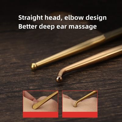 Gold Function Manual Reflexologie Pen voor de gezondheidszorg Therapie Weefselmassage Stick