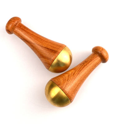 Lichaamsmassage Handheld Kansa Wands Brass Gua Sha Massage Stick met aangepast logo beschikbaar