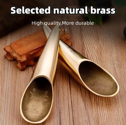 Ervaar de kracht van Gua Sha Schrapen Hoorn Body Tool Messing Guasha voor gezichts- en lichaamsspiermassage Verminderen van cellulitis