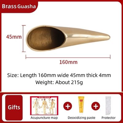 Ervaar de kracht van Gua Sha Schrapen Hoorn Body Tool Messing Guasha voor gezichts- en lichaamsspiermassage Verminderen van cellulitis