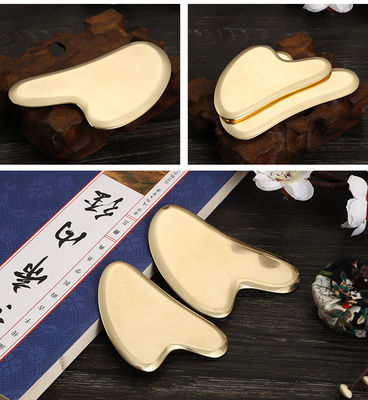 Lichaamsspieren Messing Schrapergereedschap voor gezichtsmassage Detox Gezondheidszorg Koper GuaSha Board Verlichting van vermoeidheid Cellulitis Massager