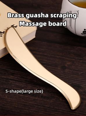Body Massage Gua Sha Tool Kit Messing Plaat Schrapen Massage Concave Shape Board voor nek rug en benen
