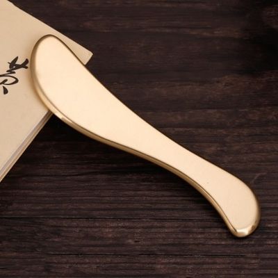 Body Massage Gua Sha Tool Kit Messing Plaat Schrapen Massage Concave Shape Board voor nek rug en benen