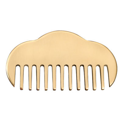 Gezichtsschraper 100% Brass Gua Sha Comb voor bloedcirculatie en massage