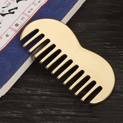 Messing Gua Sha Scalp Massage Kam Populaire Producten 2024 Koper Guasha Acupressure punt Massager Gereedschap Schraper Apparaat