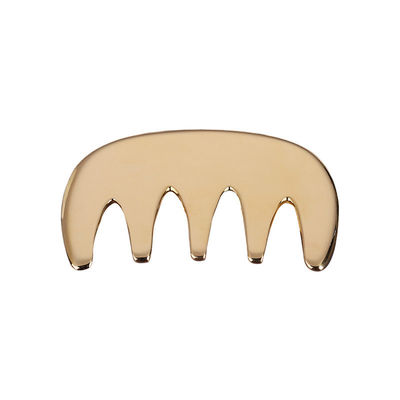 Koperen Guasha-massagetools Metalen Messinghaar Gua sha Comb Acupunctuur Scalping Point Apparaat voor Hoofd Acupunctuur Comb