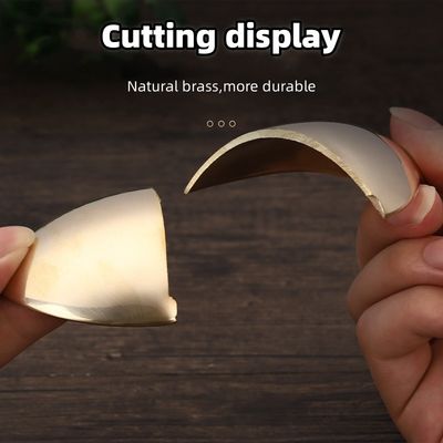 Gezichtsspa-massageapparaat Natuurlijke Messing Metaal Gua Sha Schraaplepel voor Meridian Massage en Massageapparatuur voor huidverzorging