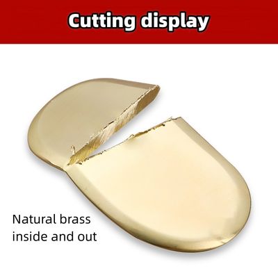 Gepersonaliseerd logo beschikbaarBrass Metal Gua Sha Schraper Board voor Gezichts Spa Massager Meridian Massage huidverzorging Tool Home
