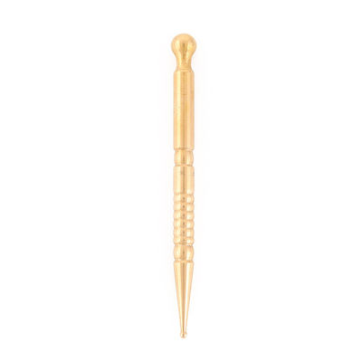 Gepersonaliseerd logo beschikbaard Brass Handle 2024 Style Koperen Oog Oor Gua Sha Massage Stick voor Acupoint Import