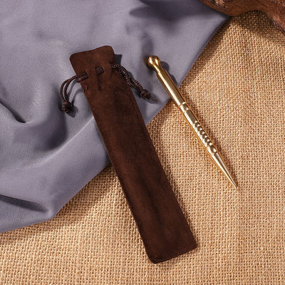 Gepersonaliseerd logo beschikbaard Brass Handle 2024 Style Koperen Oog Oor Gua Sha Massage Stick voor Acupoint Import