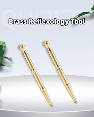 Lichaamsmassageapparatuur Koper Reflexologie voor het gezicht Metalen stok Myofasciale massage