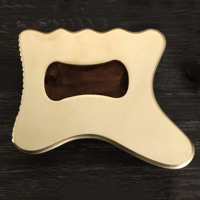 Massagetool Koperlichaam Gua Sha Messing Schraper Gua Sha Board Lichaam Guasha Meridian Acupunctuur Schrapen Massageapparatuur