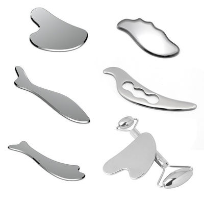 Spiermassage Custom Logo Massager Producten 304 roestvrij staal Guasha Tool Hartvorm Gua Sha Roestvrij staal