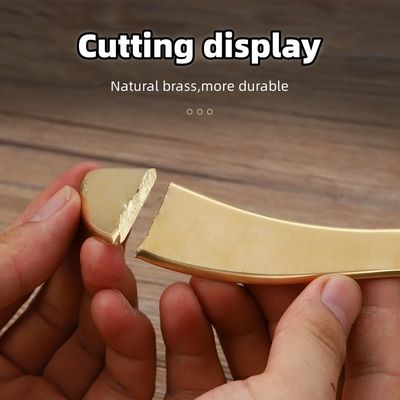 Lichaamsmassage S-vorm Natuurlijke Messing Metaal Gua Sha Schraapbord Guasha Gezichtsspa Meridian Massage Huidverzorging Schoonheidstool