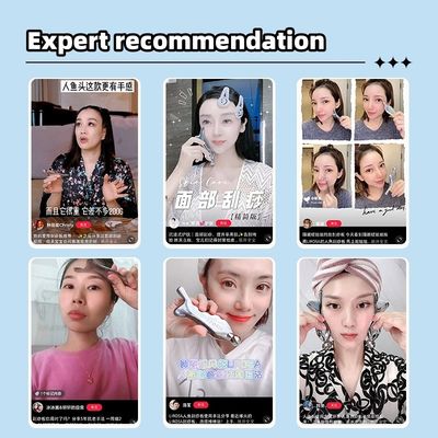 Gezichtsspa massager zilver zink legering gua sha schraapplaat voor meridianen acupoint massage huidverzorging schoonheidssalon gereedschap