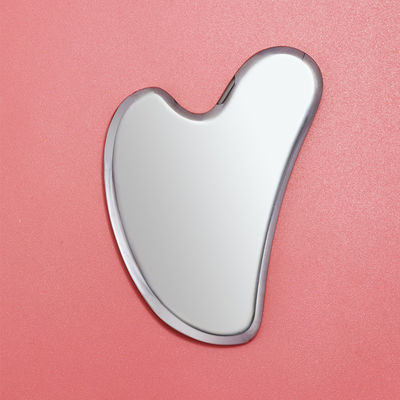 Lichaams- en gezichtsmassageur Mode Roestvrij staal Gua Sha Scalp Massage Board voor huidrevitalisatie