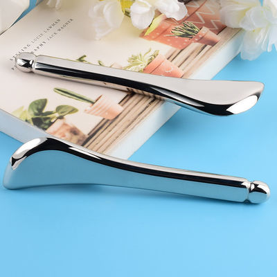 Roestvrij staal Gua Sha massagestaaf 304 Guasha Stick Metalen lepelvorm voor gezichts- en lichaamsspierenmassage