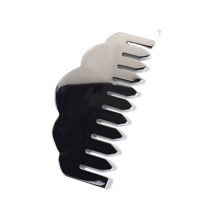 Hoofdmassage-apparatuur maatwerkmassager gereedschap voor gezichtsmassage met rollen Metalen Guasha Comb 304 Roestvrij staal Guasha Comb