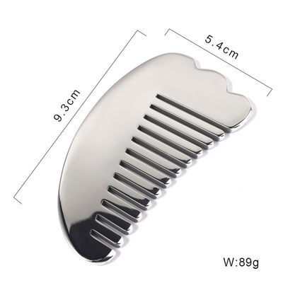 Bestseller Roestvrij staal Gua Sha Scalp Massage Kam Guasha Steen Hoofdmassageur Hair Health Care Salon Beauty