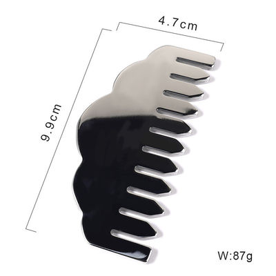 Bestseller Roestvrij staal Gua Sha Scalp Massage Kam Guasha Steen Hoofdmassageur Hair Health Care Salon Beauty