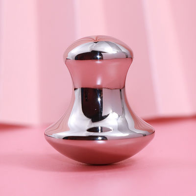 Gepersonaliseerd logo beschikbaar warm roestvrij staal paddenstoel vorm gua sha massager voor gezichts schoonheid lichaam huidverzorging ontspanning