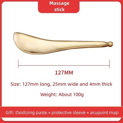 Lichaamsspieren Drukpunt Massager Puur Messing Acupressure Gua Sha Schoonheid Pen Koper Trigger Point