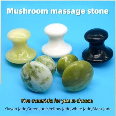 Gepersonaliseerd logo beschikbaar in paddenstoelvorm schoonheidsroller voor gezicht massager ooghalsverzorging handheld gezicht ontspanningsmiddelen