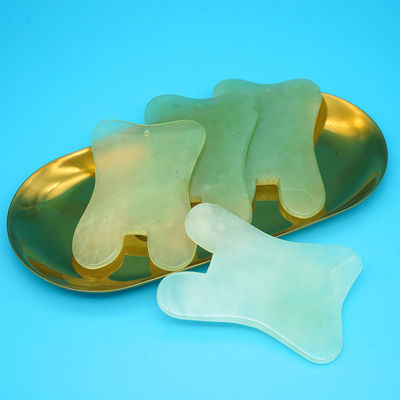 Xiuyan Jade Massage Comb Guasha Comb Guasha Schrapen Scalp Comb Groene massagetools voor massage