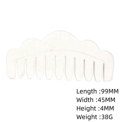 100% natuurlijke groene Jade Rose Quartz Guasha En Zwarte Obsidian Witte Jade Haar Kam Guasha Massage Tool Voor Hoofd Massage Kam