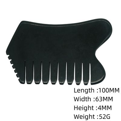 Hoofdhaar Scalp Massageurs met acupunctuur Hoofdtherapie Trigger Point Behandeling Jade Steen Gua Sha Comb Massage Tools