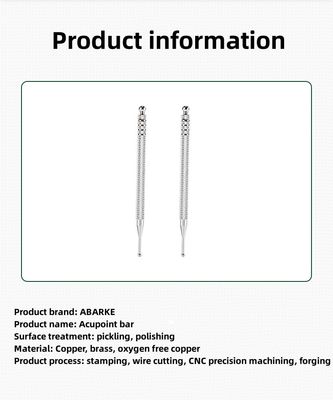 Lichaamsmassageapparatuur Zilver Oordruk Acupunctuurpunt Massage Probe Oordopfinder Pen Stick Oordopname Gezondheidszorg