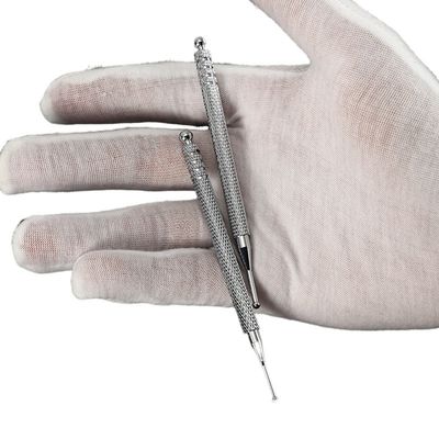 Lichaamsmassageapparatuur Zilver Oordruk Acupunctuurpunt Massage Probe Oordopfinder Pen Stick Oordopname Gezondheidszorg