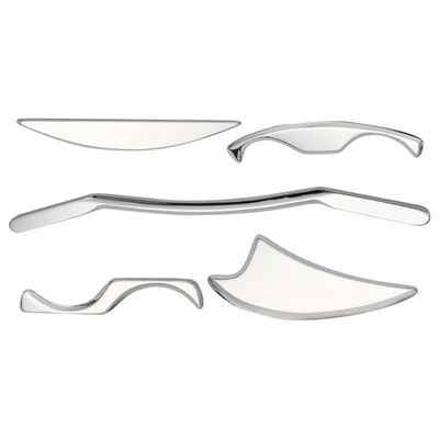 Messingmassageapparatuur 2024 Roestvrij staal Gua Sha Long Bar Metalen Guasha Schraper Tool voor spieren en weefsels