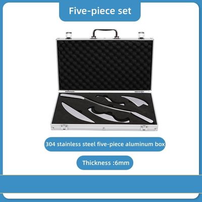Messingmassageapparatuur 2024 Roestvrij staal Gua Sha Long Bar Metalen Guasha Schraper Tool voor spieren en weefsels