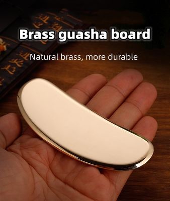 Professionele massagetool Goud Koper Messing Handle Gezicht Massager Guasha Board met hoge kwaliteit