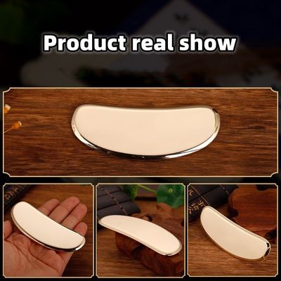 Professionele massagetool Goud Koper Messing Handle Gezicht Massager Guasha Board met hoge kwaliteit