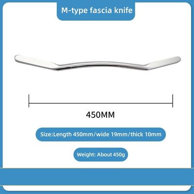 Massageapparatuur Roestvrij staal Metaal Gua Sha Schrapen van spieren Fasciale ontspanning Tools Set