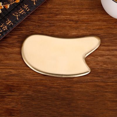 Gezichts-/lichaamsmassagetool 2024 Messing Metaal Gua Sha Schraper Board voor Gezichtsspa Massager en Meridian Massage Huidverzorging