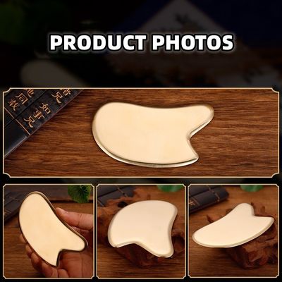 Gezichts-/lichaamsmassagetool 2024 Messing Metaal Gua Sha Schraper Board voor Gezichtsspa Massager en Meridian Massage Huidverzorging