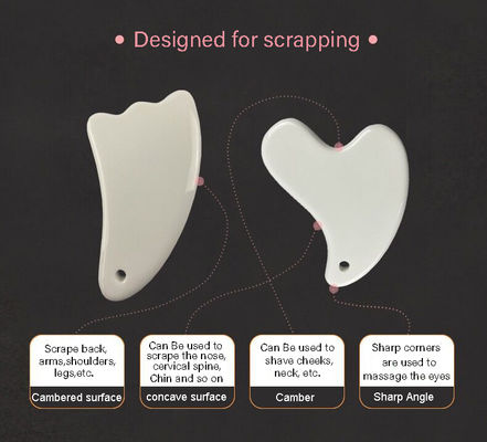 Ceramische Guasha Massage Board De ultieme keuze voor gezichts- en lichaamsverzorging