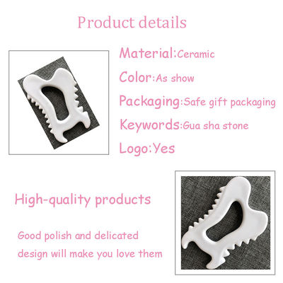 Lichaamsmassagefunctie Ceramische Gua Sha voor gezichtsverzorging en anti-rimpels