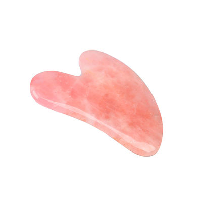 OEM ODM Pink Quartz Gua Sha Set Topverkoper Schoonheidsproduct met Rose Gezichtsmassager en Massage Scraping Tool