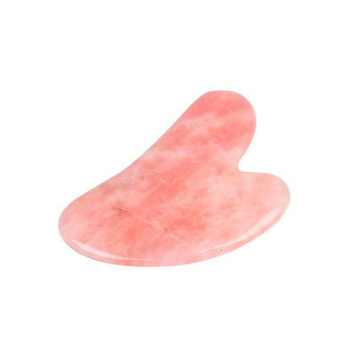 OEM ODM Pink Quartz Gua Sha Set Topverkoper Schoonheidsproduct met Rose Gezichtsmassager en Massage Scraping Tool