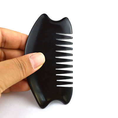 Chinese Bian Stone Scalp Gua Sha Comb Customized Logo beschikbaar voor hoofdmassage