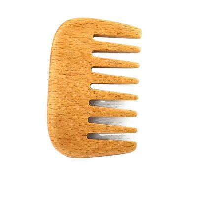 Warmbruine houten beuk houten borstel baard kam zakkammen vrouwen haarborstel houten haarborstel kam voor massagetools
